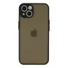 Newface Apple iPhone 15 Plus Kılıf Montreal Silikon Kapak - Siyah
