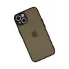 Newface Apple iPhone 15 Plus Kılıf Montreal Silikon Kapak - Siyah