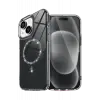 Newface Apple iPhone 15 Plus Live Diamond Magsafe Kapak - Siyah