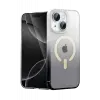 Newface Apple iPhone 15 Plus Pummel Shiny Magsafe Kapak - Siyah