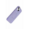 Newface Apple iPhone 15 Plus Regal Magsafe Standlı Kapak - Lila