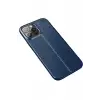 Newface Apple iPhone 15 Pro Kılıf Auto Focus Kapak - Lacivert