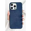 Newface Apple iPhone 15 Pro Kılıf Karen Magsafe Kapak - Lacivert