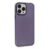 Newface Apple iPhone 15 Pro Kılıf Modos Metal Kapak - Derin Mor