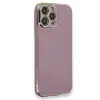 Newface Apple iPhone 15 Pro Kılıf Volet Silikon - Mor