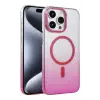 Newface Apple iPhone 15 Pro Max Glossy Magsafe Kapak - Pembe