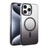 Newface Apple iPhone 15 Pro Max Glossy Magsafe Kapak - Siyah