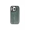 Newface Apple iPhone 15 Pro Max Kılıf Flip Cover - Koyu Yeşil