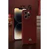 Newface Apple iPhone 15 Pro Max Kılıf Kelvin Kartvizitli Silikon - Bordo