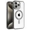Newface Apple iPhone 15 Pro Max Kılıf Kronos Magsafe Kapak - Siyah