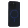Newface Apple iPhone 15 Pro Max Kılıf Lodos Magneticsafe Mat Kapak - Mavi