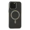 Newface Apple iPhone 15 Pro Max Kılıf Lodos Magneticsafe Mat Kapak - Titan Gri