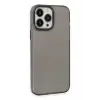 Newface Apple iPhone 15 Pro Max Kılıf Modos Metal Kapak - Siyah