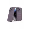 Newface Apple iPhone 15 Pro Max Kılıf Optimum Silikon - Mor