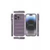 Newface Apple iPhone 15 Pro Max Kılıf Optimum Silikon - Mor