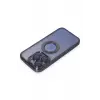 Newface Apple iPhone 15 Pro Max Kılıf Slot Silikon - Mor