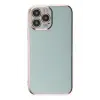 Newface Apple iPhone 15 Pro Max Kılıf Volet Silikon - Açık Yeşil