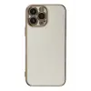 Newface Apple iPhone 15 Pro Max Kılıf Volet Silikon - Beyaz
