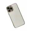 Newface Apple iPhone 15 Pro Max Kılıf Volet Silikon - Beyaz