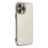 Newface Apple iPhone 15 Pro Max Kılıf Volet Silikon - Beyaz