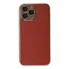 Newface Apple iPhone 15 Pro Max Kılıf Volet Silikon - Kırmızı