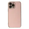 Newface Apple iPhone 15 Pro Max Kılıf Volet Silikon - Pembe