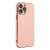 Newface Apple iPhone 15 Pro Max Kılıf Volet Silikon - Pembe