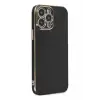 Newface Apple iPhone 15 Pro Max Kılıf Volet Silikon - Siyah
