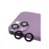 Newface Apple iPhone 15 Raze Metal Kamera Lens - Siyah