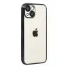 Newface Apple iPhone 15 Razer Lensli Silikon - Siyah