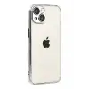 Newface Apple iPhone 15 Razer Lensli Silikon - Titan Gri