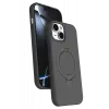 Newface Apple iPhone 15 Regal Magsafe Standlı Kapak - Titan Gri