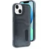 Newface Apple iPhone 15 Sara Kartvizitli Deri Kılıf - Siyah