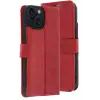 Newface Apple iPhone 15 Trend S Plus Kapaklı Kılıf - Kırmızı