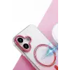 Newface Apple iPhone 16 Glossy Magsafe Kapak - Pembe