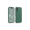 Newface Apple iPhone 16 Kılıf First Silikon - Koyu Yeşil