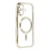 Newface Apple iPhone 16 Kılıf Kross Magneticsafe Kapak - Gold