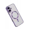 Newface Apple iPhone 16 Kılıf Kross Magneticsafe Kapak - Mor