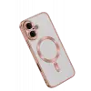 Newface Apple iPhone 16 Kılıf Kross Magneticsafe Kapak - Rose