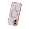 Newface Apple iPhone 16 Kılıf Kross Magneticsafe Kapak - Rose