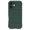 Newface Apple iPhone 16 Kılıf Optimum Silikon - Koyu Yeşil
