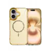 Newface Apple iPhone 16 Live Diamond Magsafe Kapak - Sarı