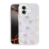 Newface Apple iPhone 16 Lumi Desenli Kapak - Beyaz