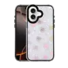 Newface Apple iPhone 16 Lumi Desenli Kapak - Siyah