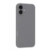 Newface Apple iPhone 16 Plus Kılıf First Silikon - Gri
