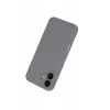 Newface Apple iPhone 16 Plus Kılıf First Silikon - Gri
