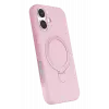 Newface Apple iPhone 16 Plus Regal Magsafe Standlı Kapak - Açık Pembe