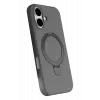 Newface Apple iPhone 16 Plus Regal Magsafe Standlı Kapak - Titan Gri