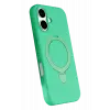 Newface Apple iPhone 16 Plus Regal Magsafe Standlı Kapak - Yeşil