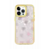 Newface Apple iPhone 16 Pro Max Lumi Desenli Kapak - Sarı